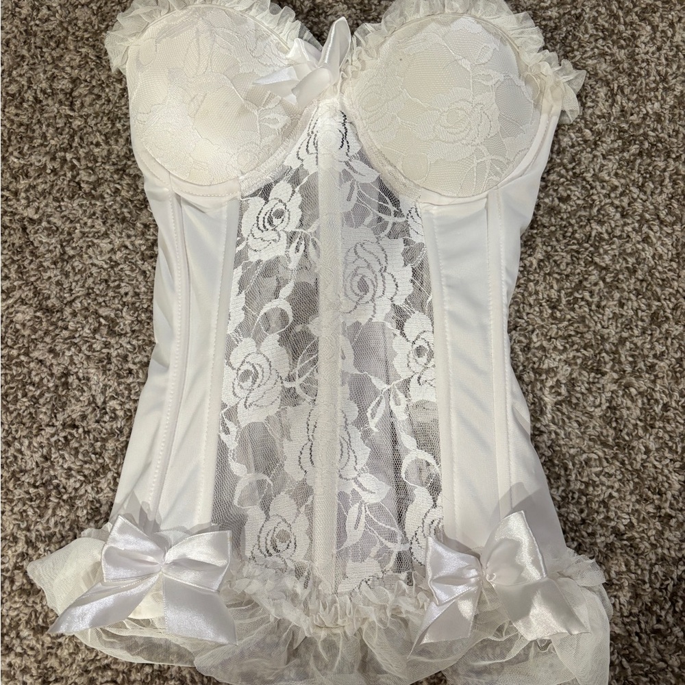 Daisy Corsets White Lace Chemise